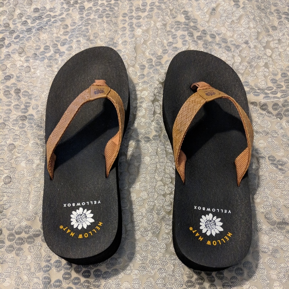 Yellow Box sandals